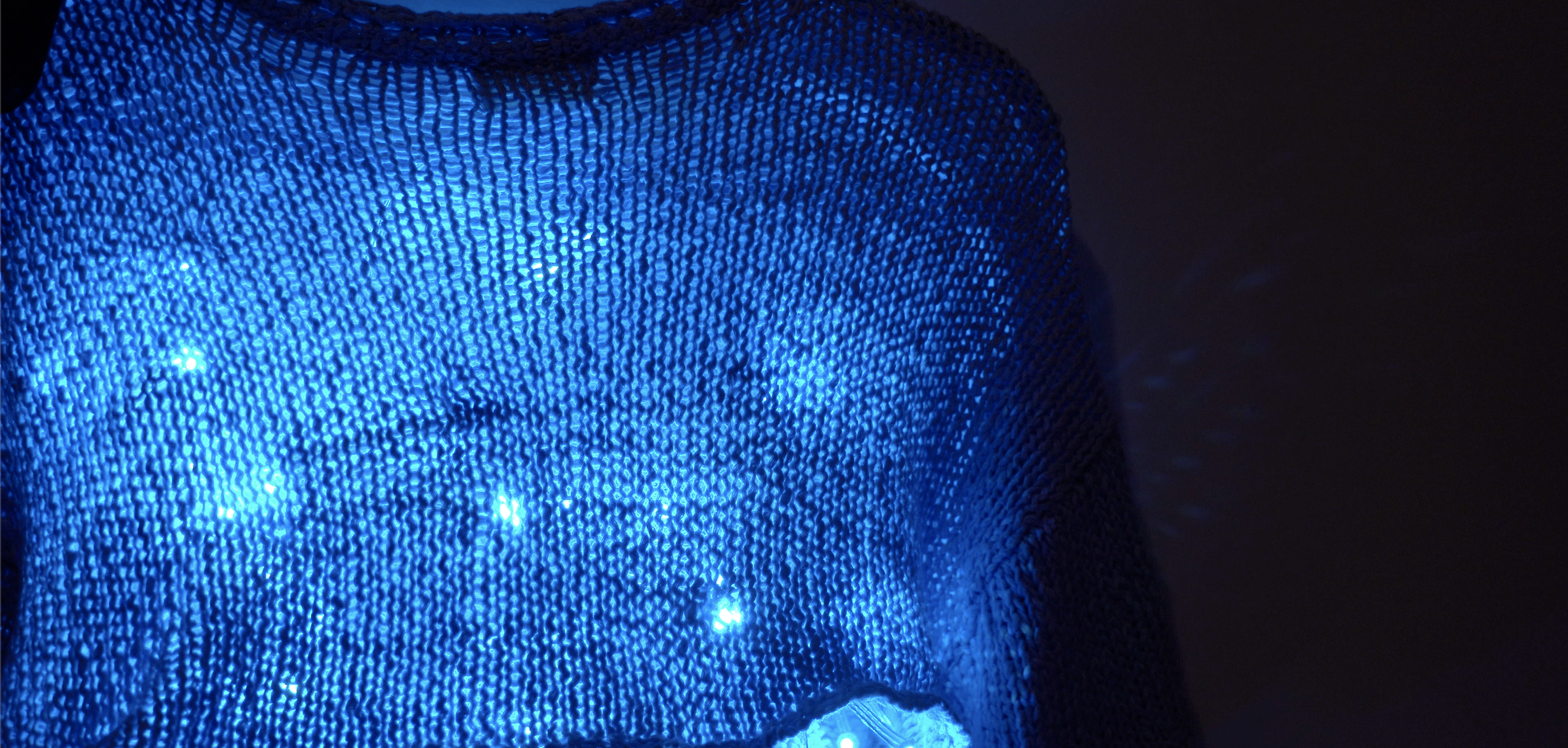 DIY light-up LED sweater -- easy 25-minute wearable tech project