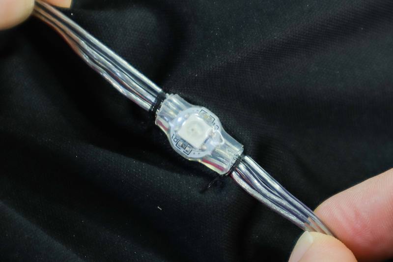 Sewing the battery pocket